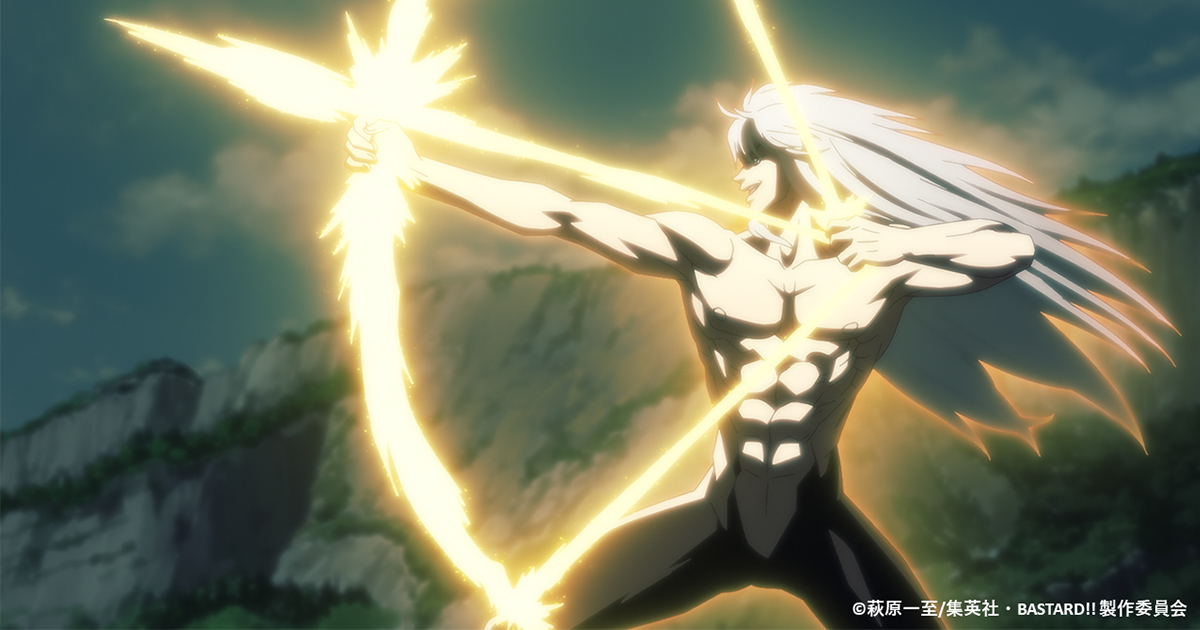▼魔弓閃光矢《レイ・ボウ》▼銀嶺より来たりてバビロンへ帰れ《メーノー・シルマン・ゲイオ・ブ・バビロン》　魔弓閃光矢《レイ・ボウ》